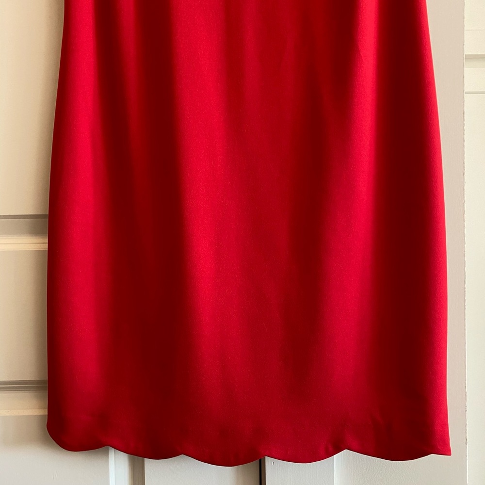 ALYX Red Scallop Hem Dress - Picture 9 of 9
